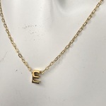 イニシャルネックレス　アルファベット　アレルギーフリー　プチネックレス