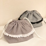 お弁当袋　【scalloped lace】