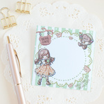 「Bear Cafe / ベアカフェ」オリジナルイラストメモ 27 ❁︎ 30枚入 / 送料無料