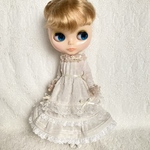 ピンタックワンピース　ブライス　リカちゃん　ピュアニーモS  22cmドール  ジェニー　JKリカちゃん 27cmドール   ドール服　アウトフィット