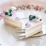シマエナガショートケーキ(ブルーベリー)