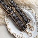 インド刺繍リボンのショルダーストラップ