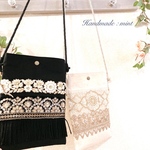 rimam様♡専用　インド刺繍🪡バッグ　ホワイト