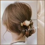 ミンクファー  importパーツ 𓂃𖠚ᐝ  hair accessory  ✼̥  ヘアクリップ   