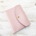 さくら色　A6サイズ手帳カバー「ほぼ日手帳」（文庫本サイズ）牛革カバー　フラップ型