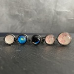 満月のリング (ガンメタル12mm) 各1個