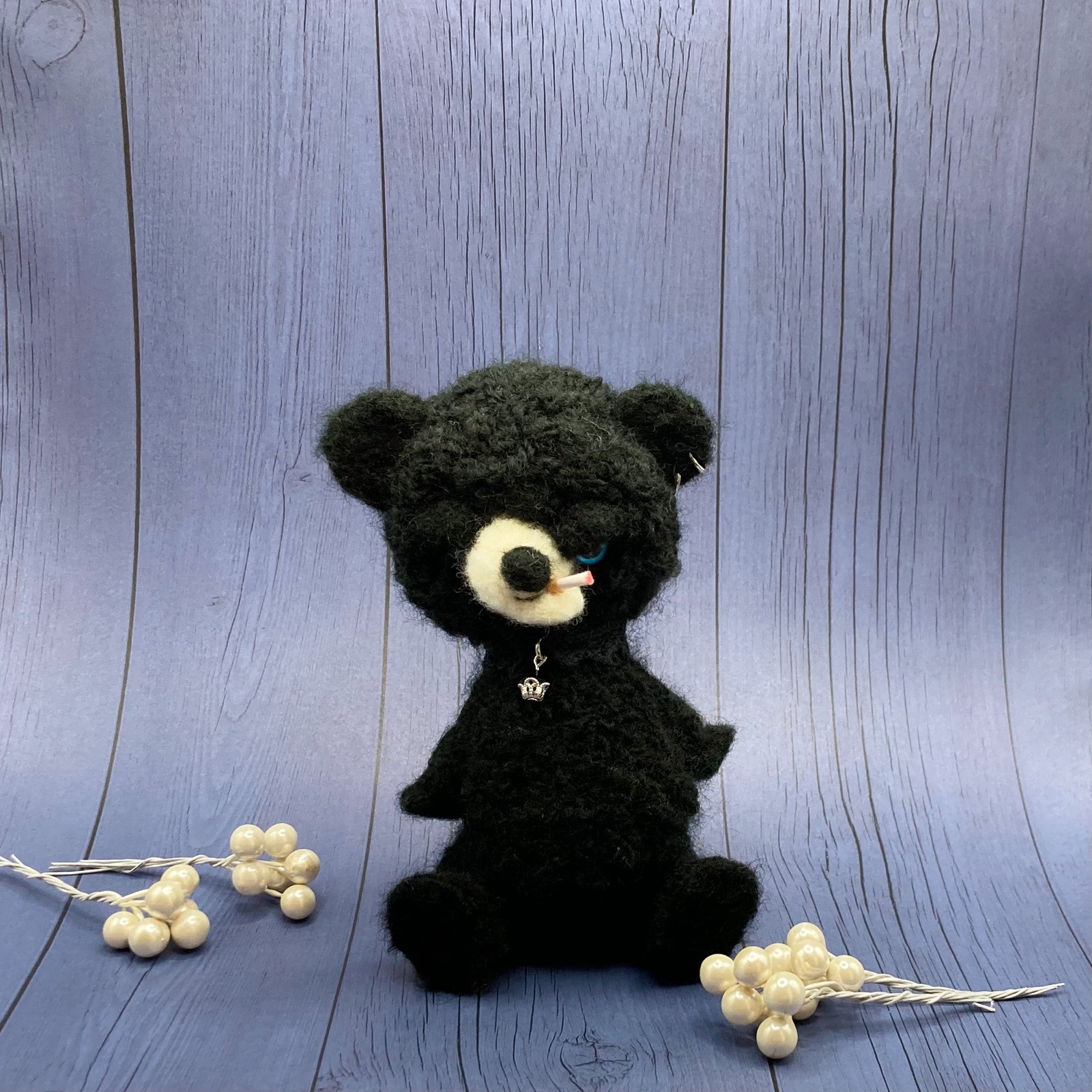 可愛いグロテディベア　黒のみ ぬいぐるみ くま テディベア 寝そべりタイプ キュート販売 CUTE