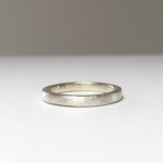 (※オーダー専用)プラチナリングセミオーダー☆遺骨リング💍ストレートリング　幅約3mm ペットの指輪 猫 犬 故人 虹の橋　メモリアルリング
