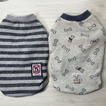 ～SAIL～2枚set胴46㎝　ボーダー＆🦴柄
