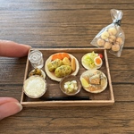 ミニチュア　ロールキャベツ定食