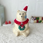 しろくま貯金箱 クリスマスリースセット