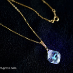 14kgf オイルinクォーツNo.3 ダンシングバブル パキスタン産 ネックレス