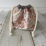 ミニ巾着　flower