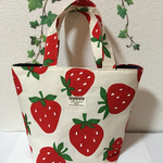 いちごとデニム♡ミニトート