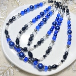 【るぅ様専用】🖤💙メンカラペンラストラップ