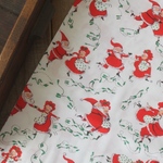 ◆USAコットン生地◆Dancing Santa ◆110×90◆