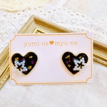 ハロウィン✩ハートピアス(イヤリング)