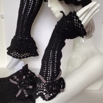 ヴィクトリアン♡アームカバー（ウォーマー）♡ブラック