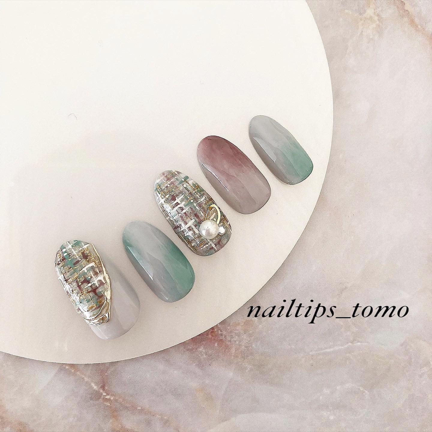 実来 ネイルチップ フルオーダー TXT モチーフネイル 6種類 実来様専用