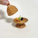 ミニチュア　コンポート＆フードカバー / Miniature Compote & Food Cover / hinoki