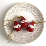 いちごサンタさんオーナメント☆ストラップ☆クリスマス☆ツリー☆プレゼント