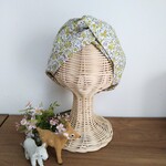 クラシカルな小花のターバンヘアバンド