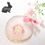 ピンクローズブローチ