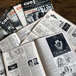 海外の古い洋雑誌･『cue』1960年代☆コラージュ素材