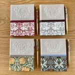 【受注生産】イニシャル刺繍入りメモカバー　A6 （ロディアNo.13）●送料込み● ウィリアム・モリス