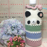 ダスティパステルカラフルパンダくんのペットボトルケース☆