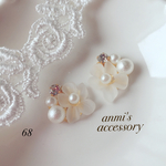 New♡【68】ドイツ製フラワー*.ピアス