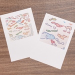 ゆるい海の生き物のポストカード 2枚セット【セットお得価格】