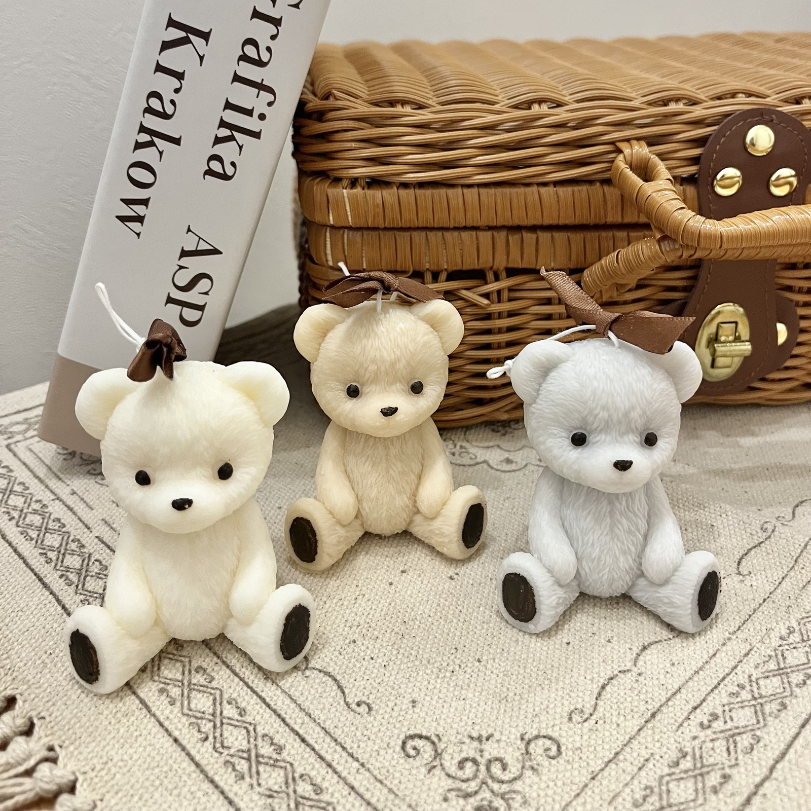 Leon　ハンドメイド クマさんキャンドル クマさんキャンドル キャンドル・キャンドルホルダー paume