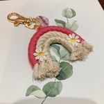 マクラメレインボー　名前入り🌺🏝💕