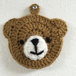 クマさんのアクリルタワシ①