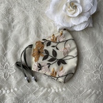 『新作』マスタード×レモンイエロー✧*｡上質立体刺繍レースマスク＊クレンゼ＊3サイズ