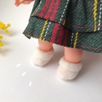 ふわふわフリース靴下＊メルちゃん メルちゃん服 ソランちゃん ソランちゃん服