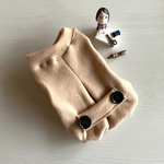 犬服　S前丈短め　フリース　コート風タンクトップ