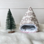 ハムスターのあったかテント⛺北欧風　ベージュ