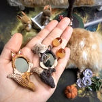 17日21時〜販売開始　[🐿NEW🍁] リスさんの小さな手鏡🐿  毛色は2種類✨　ブライス オビツ11 ドールハウスなどに🎶　ミニチュア　数量限定