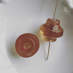 再販無し◆ デッドストック 20mm 硝子　ビーズ　ピンク