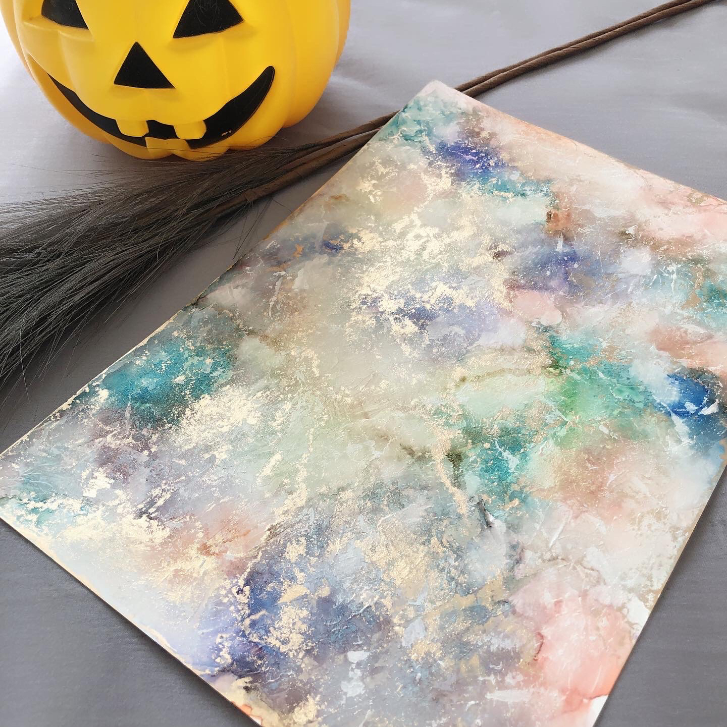 専用　アルコールインクアート 送料無料 veilアルコールインクアート No.94 A4 - SAITOU'S