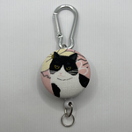 キーリール リール キーホルダー 猫