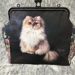 アッシュデザイン　ルイ　たっぷりマチ20cm がま口バッグ