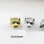 虎 タイガー 豹 ロンデル アクセサリーパーツ 3個入り