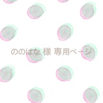 ののはな様 専用ページ