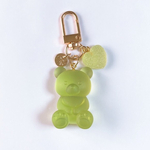 Bear-gummy keychain (green tea)