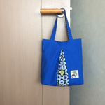 ✦rik＊＊様ご予約品✦ちょっとそこまで♪ミニバッグ青無地×花柄×水玉