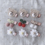 3個セット☆くまさんのヘアクリップ