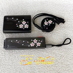 [mi2914様ご予約品]桜のモバイルバッテリー等3点セット・絵付け[送料無料]